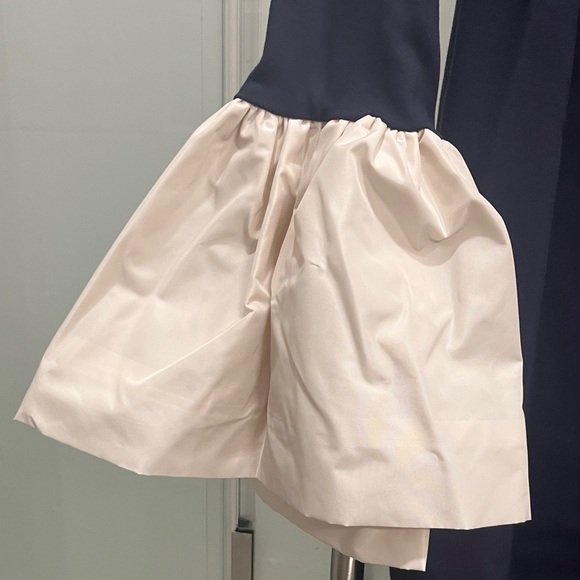 NWT STAUD Hawthorne Dress with Cream Bell Sleeves - Picture 5 of 8